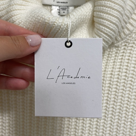Collin turtleneck pullover in ivory (from Revolve) - Picture 5 of 5